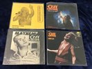 (4) SUPER DUPER RARE OZZY OSBOURNE ORIGINAL VINYL RECORD ALBUM LOT