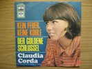 CLAUDIA CORDA Kein Feuer, keine Kohle Electrola E23636 TOP RARER PIRAATENTOPPER