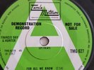 Detroit Spinners, DEMO, For All We Know/I'll Always Love You, VG, Tamla Motownm