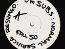 U.K. SUBS Normal Service Resumed Vinyl LP Fallout 1993 Signed Test Pressing Punk