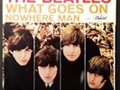 Beatles Capitol 5587 Nowhere Man What Goes On Picture Sleeve 1st LA Press Vinyl