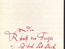 BACH Die Kunst der Fuge ZAGREB STRING QUARTET Jugoton LSY-62027 2LP Box 1985 Rec