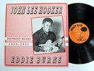 JOHN LEE HOOKER Eddie Burns Detroit Blues LP Krazy Kat 1987 MINT- vinyl   Dh 435