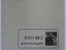 TONY RICE GOT ME A MARTIN GUITAR RED CLAY RC103 JAPAN VINYL LP