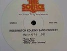 Rossington Collins Band Concert March 6,7,8 1981 The Source NBC 2 LPs & Q Sheets