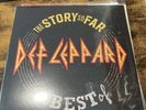 DEF LEPPARD The Story So Far Translucent Yellow & Orange Vinyl 2 LP 2023 Ltd Ed.