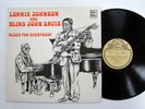 Lonnie JOHNSON Blind John DAVIS Blues For Everybody LP Near-MINT vinyl  Dh 488