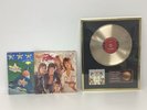 Bay City Rollers Gold Disc Display and 2 x Vinyl Records (M1) NS#8637