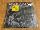 BON JOVI Slippery When Wet VG+ Vinyl In Shrink W/HYPE STICKER
