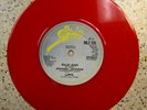 45 RECORD,MICHAEL JACKSON-BILLIE JEAN/IT'S THE FALLING IN LOVE,RED VINYL,LC-0199