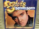 Like New ELVIS PRESLEY Record Album - 50 YEARS 50 HITS 3 LP RECORD SET