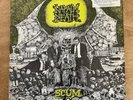 Napalm Death - Scum 1986 Earache Mosh 3 1st Pressing Vinyl LP - Lime Green cover