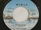 Beatles Paul McCartney Wings US 45 Capitol  I've Had Enough PROMO Mono Stereo M-