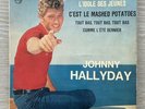 Johnny HALLYDAY L'idole des jeunes ECRIT EN BLANC + languette 7