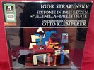 STRAVINSKY KLEMPERER PULCINELLA... GER 1965 COLUMBIA SMC 91436 RARE STEREO LP