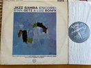 Verve VLP 9038 first UK mono Jazz Samba Encore Getz Bonfa ‘63 lp