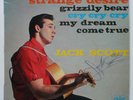 JACK SCOTT: Grizzly Bear   RARE 1962 CAPITOL EP   Rockabilly   DEDICACE / SIGNED