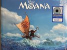 Disney Moana Soundtrack Ocean Blue & Clear Vinyl Record 2 LP Miranda Lin-Manuel