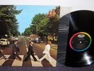 THE BEATLES Abbey Road LP 1980s Capitol SO-383 Black/Rainbow Colorband Labels NM
