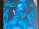 Mariah Carey ‎– Caution Blue Opaque Colored Vinyl LP (2018) - RARE B&N Exclusive