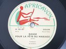 Burkina Faso Goin Folk Music Drums and Balafons French 78RPM Africavox EX+