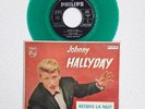 Johnny Hallyday Retiens la nuit 45 Tours vinyle vert espagnol Spain Espagne
