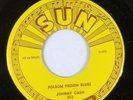 LABEL VARIANT Johnny Cash Folsom Prison Blues / I Walk The Line 45 NEAR MINT Sun