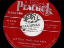 R&B Blues 45 - WILLIE MAE THORNTON - Let Your Tears Fall Baby - PEACOCK 1st EX