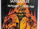 SIGNED Samhain November-Coming-Fire Vinyl LP Original 1st Pressing w/ Insert