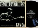 SXL 2266 WBG ED2- ROSSINI Overtures LSO GAMBA LP (Vinyl EX)