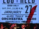 Lou Reed Live at Alice Tully Hall (Vinyl, 2 LP, Limited Edition, 2020)