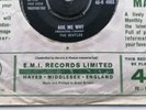 THE BEATLES  1963  UK  45     PLEASE PLEASE ME  RARE   INSTRUMENTS SLEEVE