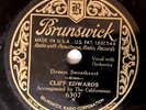 Rare Jazz 78rpm - Cliff Edwards 1932 - Brunswick 6307 