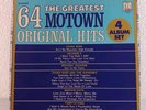 The Greatest 64 Motown Original Hits Vinyl 4LP Compilation Box Set VG+/G