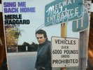 Merle Haggard Signed Autographed LP Cover Sing Me Back Home Capitol Records B