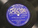 JAZZ GEORGIA WASHBOARD STOMPERS After You've Gone DECCA 7006  E-/V++
