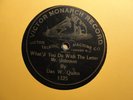 MONARCH RECORD #1325 - Dan W. Quinn - WHAT'D YOU DO WITH THE LETTER MR JOHNSON