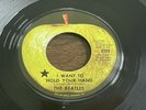 The Beatles Apple 45 Record I WANT TO HOLD YOUR HAND 1971 LA Black Star
