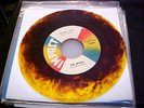 THE REVELS 45 Impact 1960's SURF GUITAR ROCK Intoxica Rocker YELLOW SPLASH VINYL
