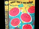 1951 Hooray Today is Your Birthday78 RPM Young People Record Signed  Tom Glazer