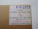 2 x Comedian Harmonist + 1 x Comedy Harmonists 78 Record for Gerubita