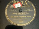 Decca 78 RPM Bing Crosby & Andrews Sisters - Mele Kilikimaka 27228 V+