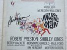 The Music Man Original Soundtrack vinyl LP signed by Shirley Jones