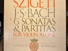 Szigeti*, J.S. Bach - 6 Sonatas & Partitas for Violin Alone BG 627/9 1956 3Lp NM