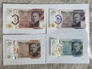 2 FULL SETS KING CHARLES 2024 BANK NOTES - 2 X £5,£10,£20,£50 - CONSECUTIVE
