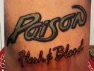 Poison Flesh & And Blood UNCENSORED COVER LP 1990 Enigma Capitol Records