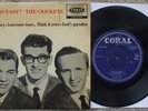 The Crickets (Buddy Holly)  - It's So Easy - RARE EP - NO CODE -  Coral  45
