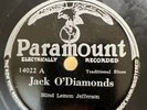 Blues-78 RPM-Blind Lemon Jefferson-Jack O'Diamonds/Chock House Blues-Paramount-E