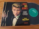 Johnny HALLYDAY L'idole Des Jeunes 25cm PHILIPS B.76.571.R BIEM Original  EX