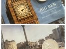 Royal Mint - Big Ben & Trafalgar Square £100 Fine Silver Coins - Sealed
